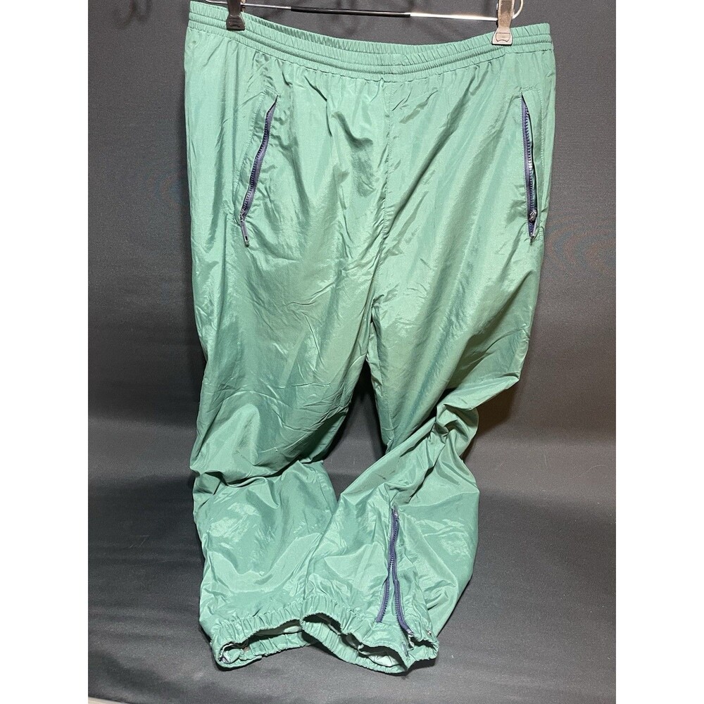 Eddie Bauer Mens Tactical Pants Cargo Zippered Pockets Elastic Waist Lg/Tall L13